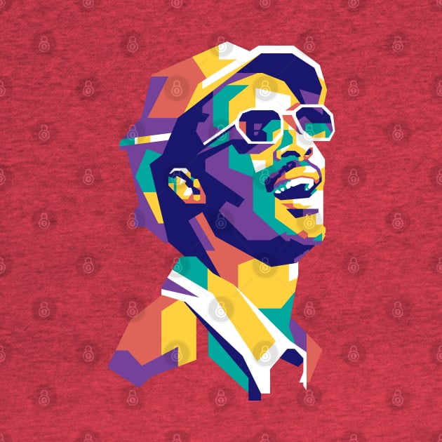 Stevie Wonder WPAP Limit Color by masnono